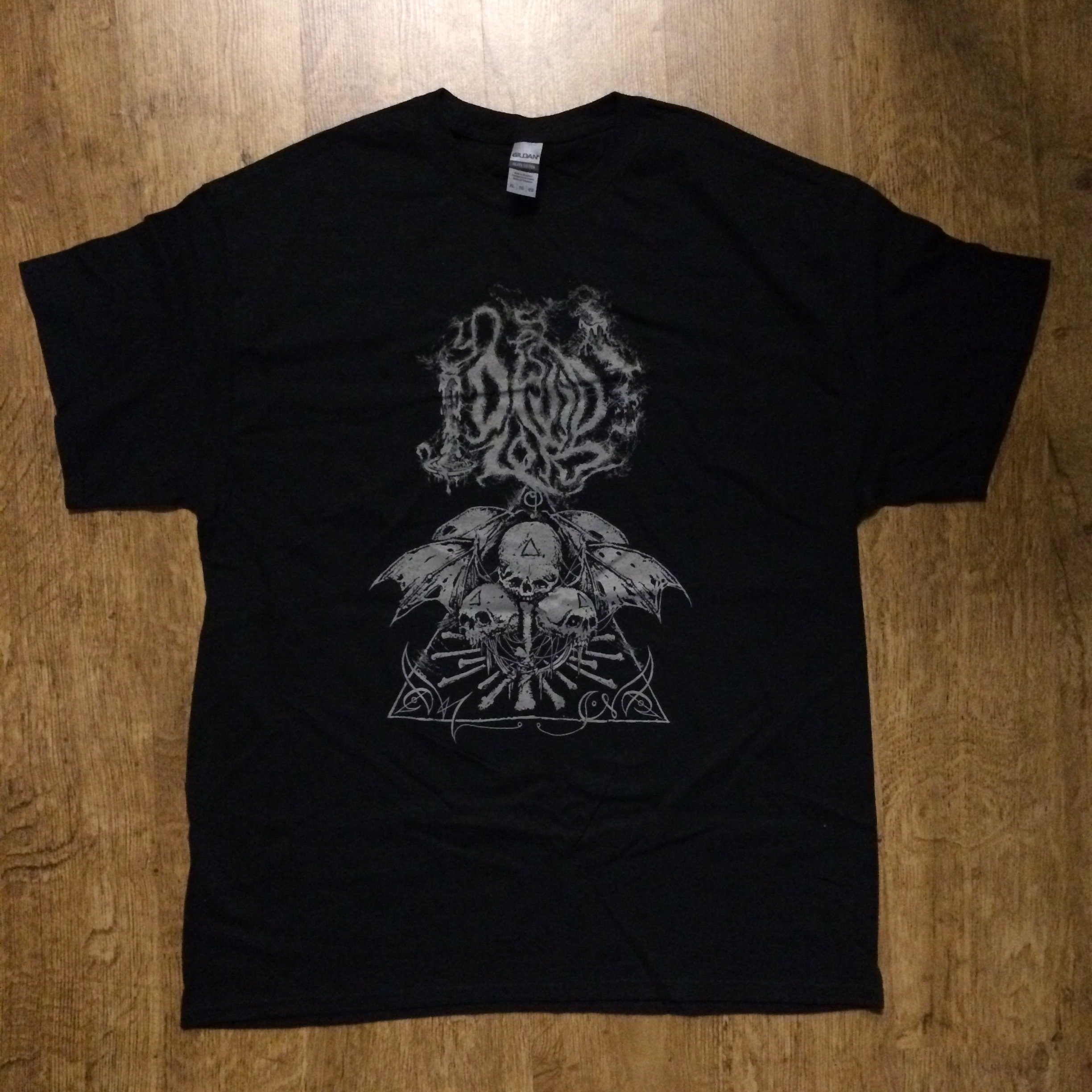 Photo of the Druid Lord - "Winged Skulls" T-shirt (Black)