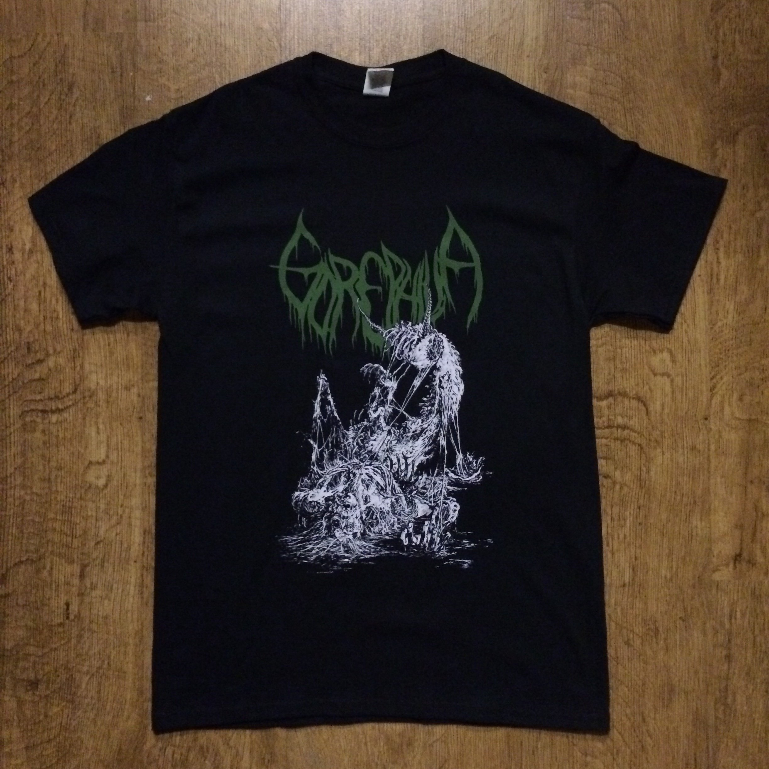 Photo of the Gorephilia - "Black Horns" T-shirt (Black)