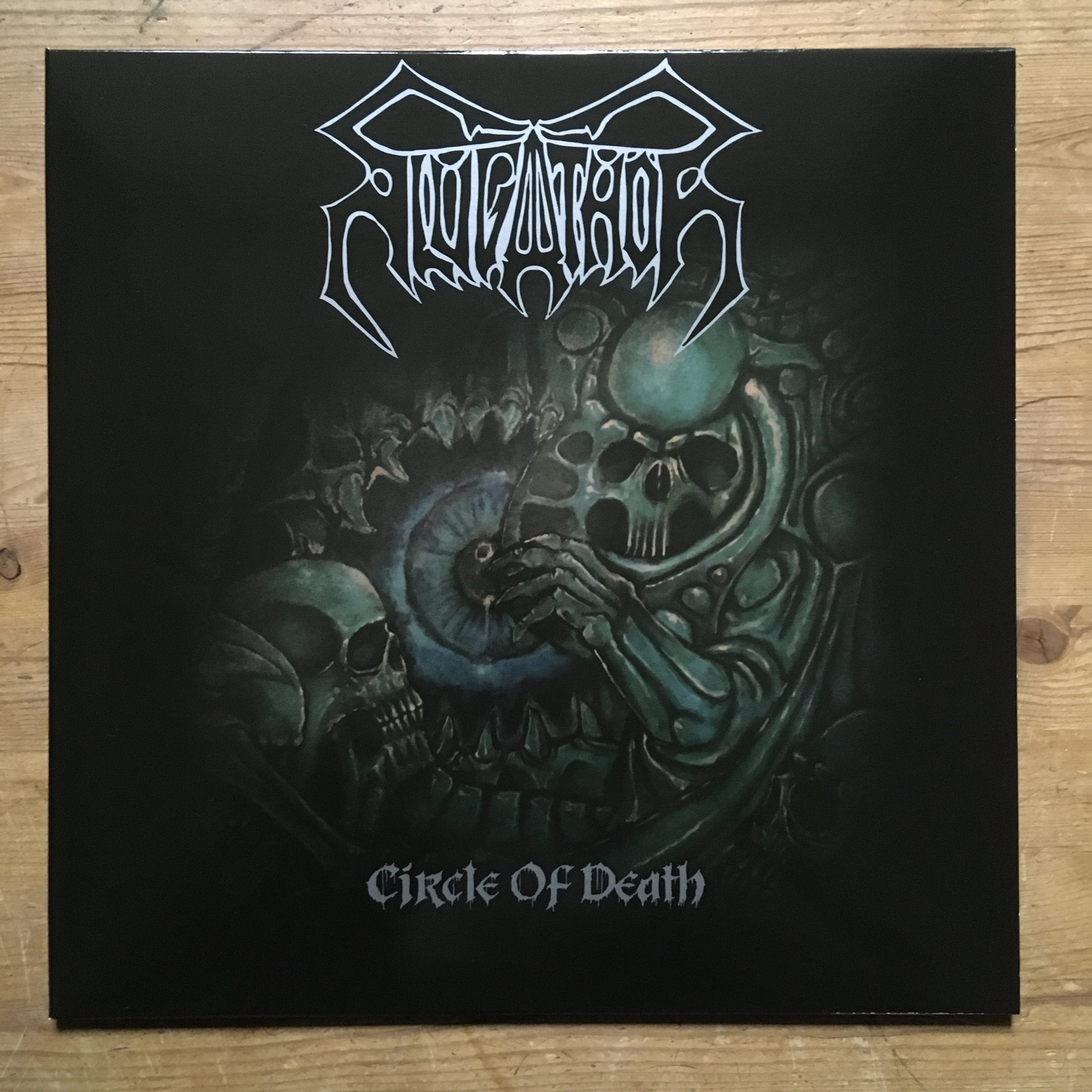 Photo of the Slugathor - "Circle of Death" LP (Green/black splatter vinyl)