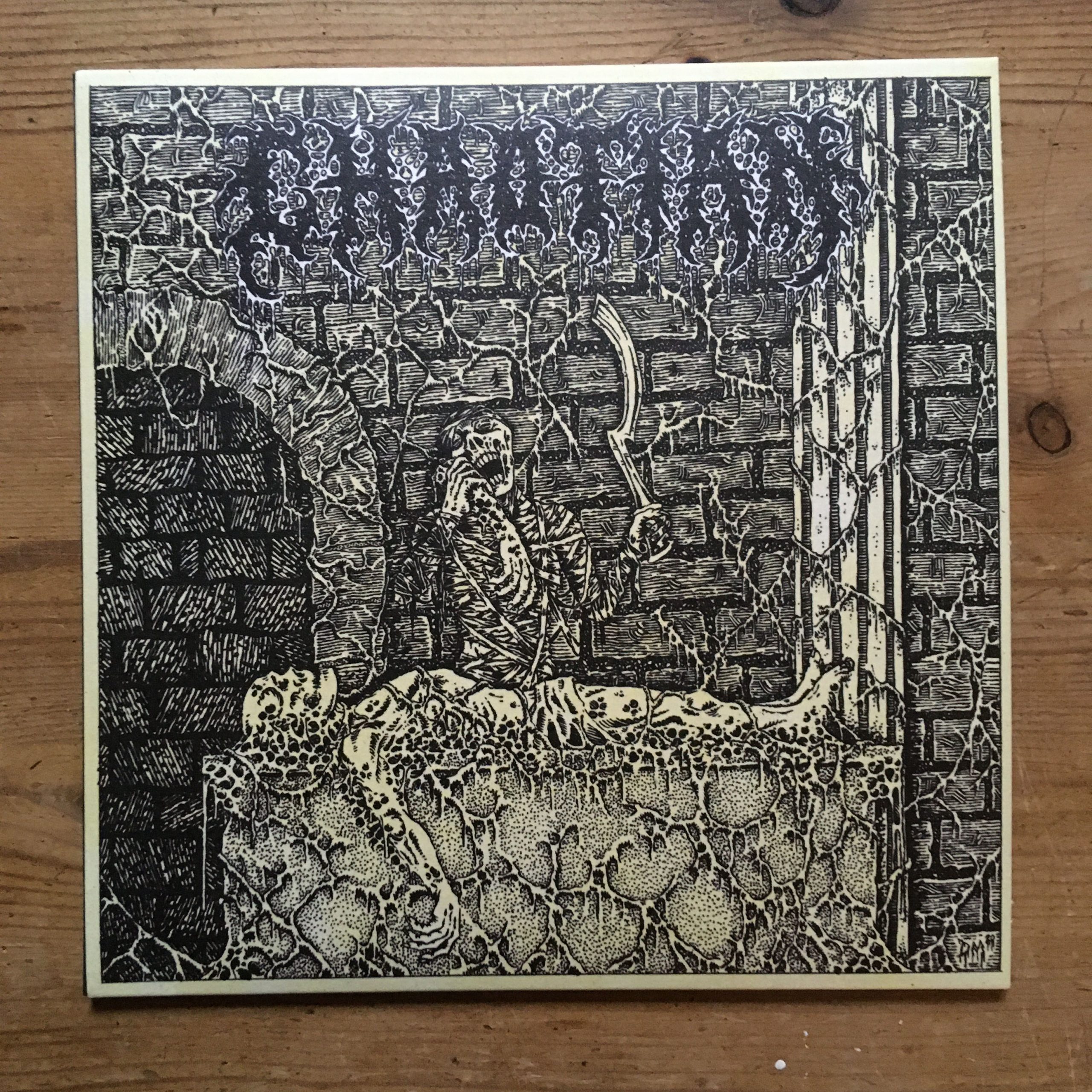 Photo of the ERP072 Chaotian - "Adipocere Feast"  7" EP (Black vinyl)
