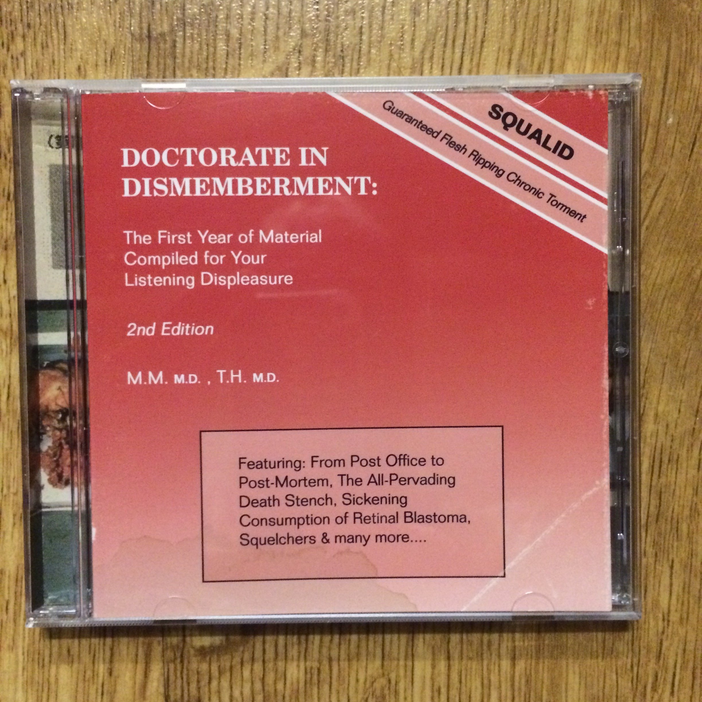 Photo of the Squalid - "Doctorate in Dismemberment" CD