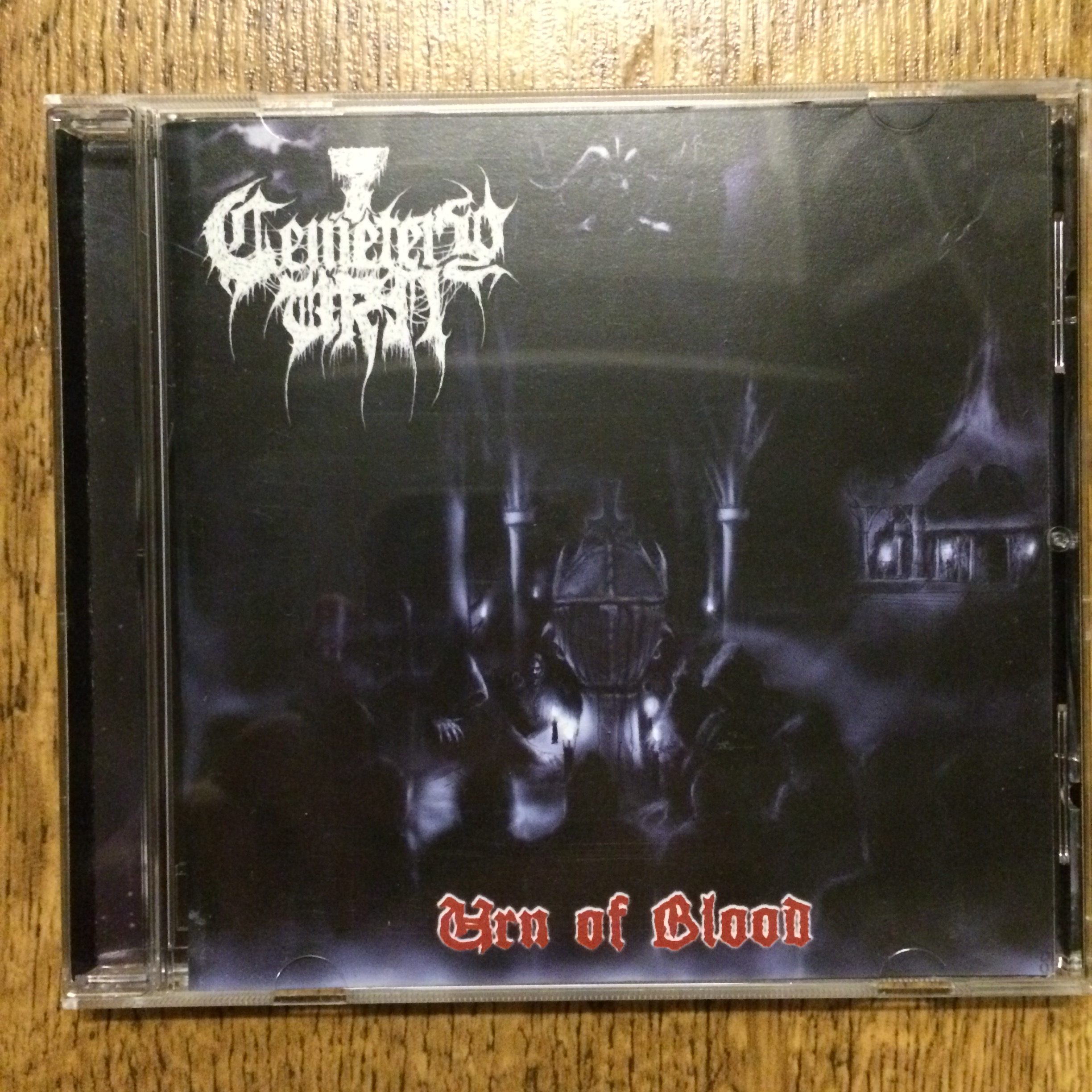 Photo of the Cemetery Urn - "Urn of Blood" CD