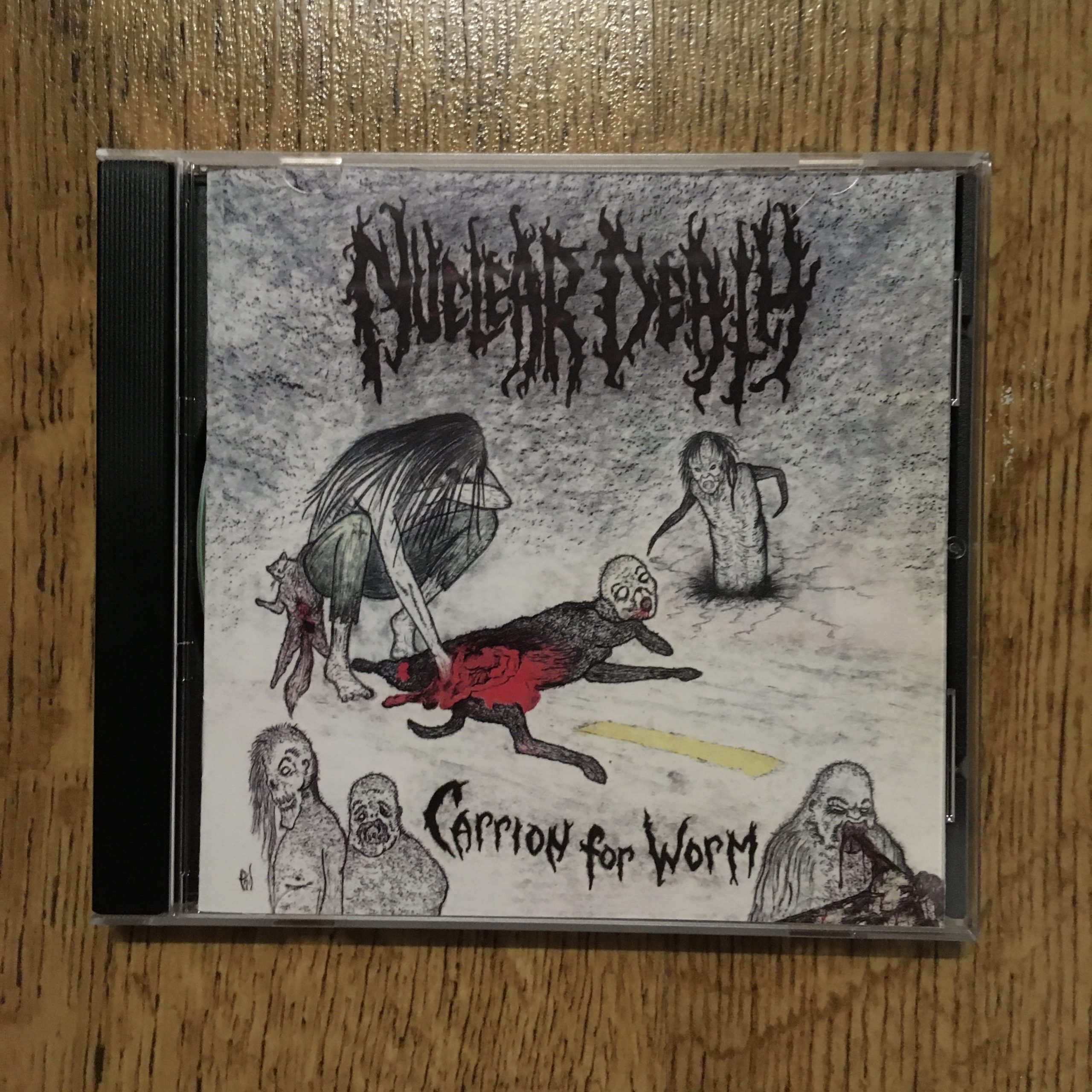 Photo of the Nuclear Death - "Carrion for Worm" CD