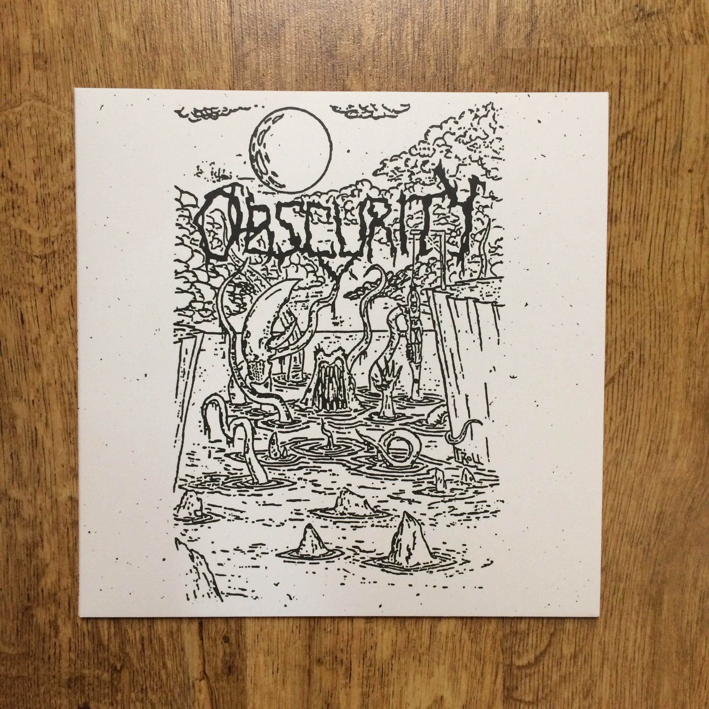 Photo of the ERP066 Obscurity - "Demo 1992" LP (Grey vinyl)