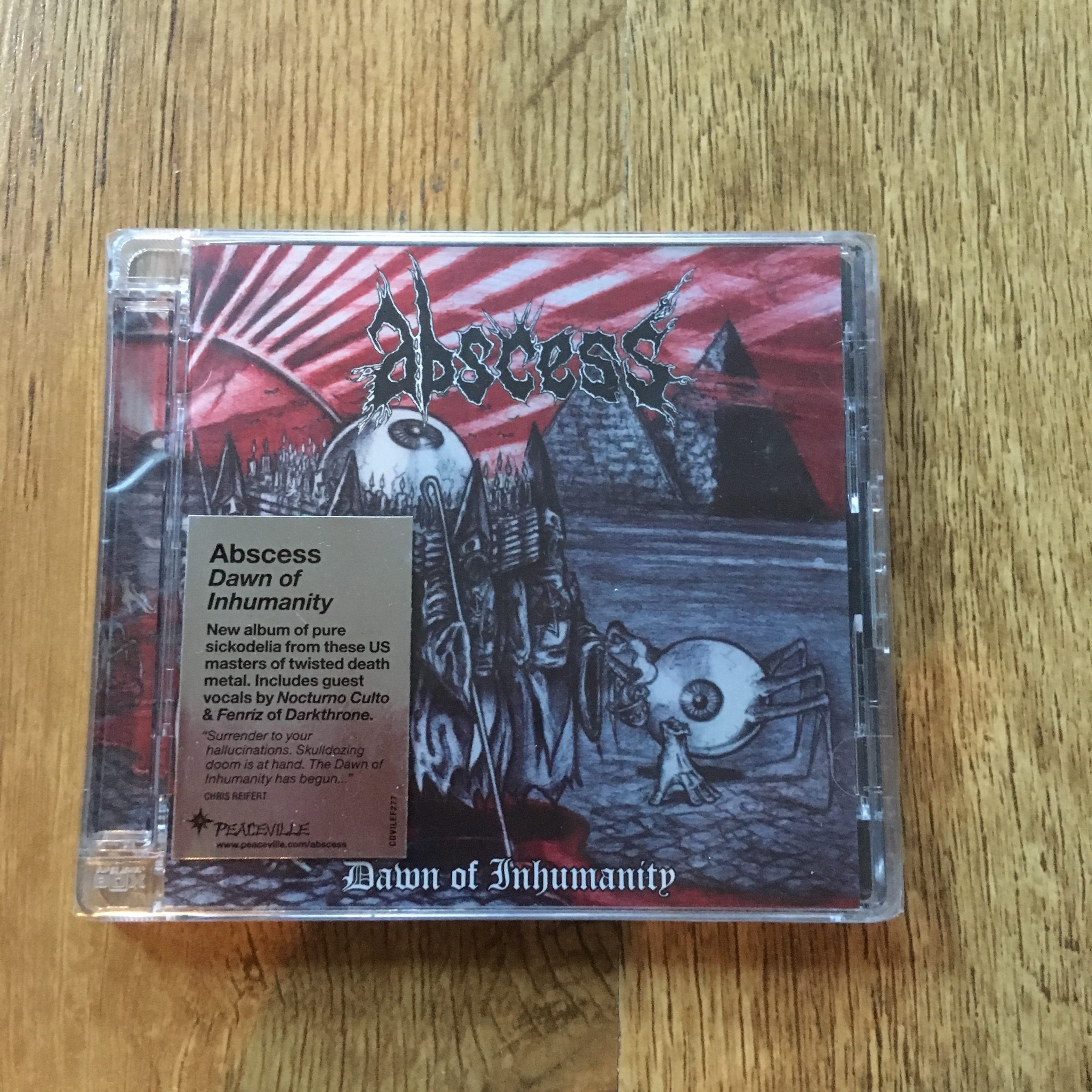 Photo of the Abscess - 'Dawn of Inhumanity' CD