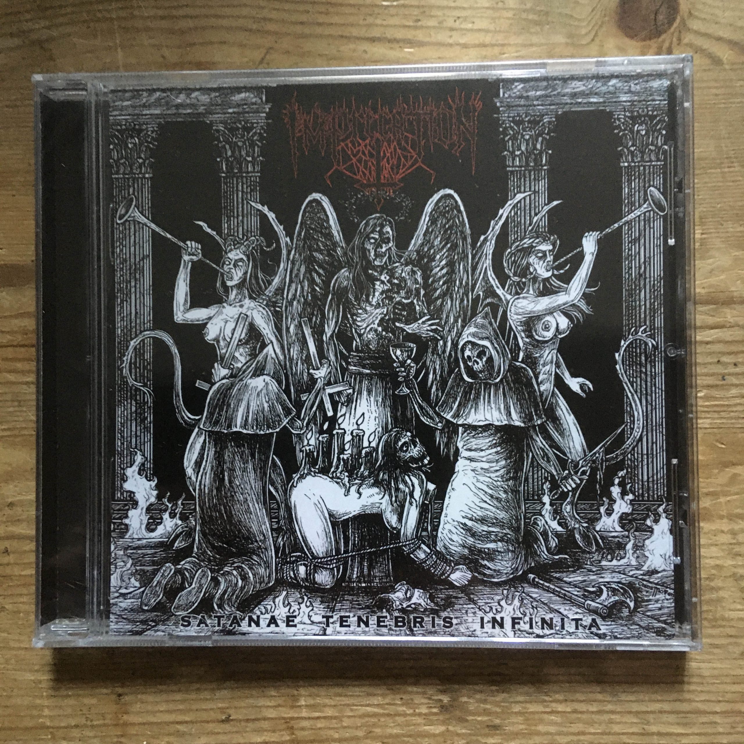 Photo of the Imprecation - "Satanae Tenebris Infinita" CD