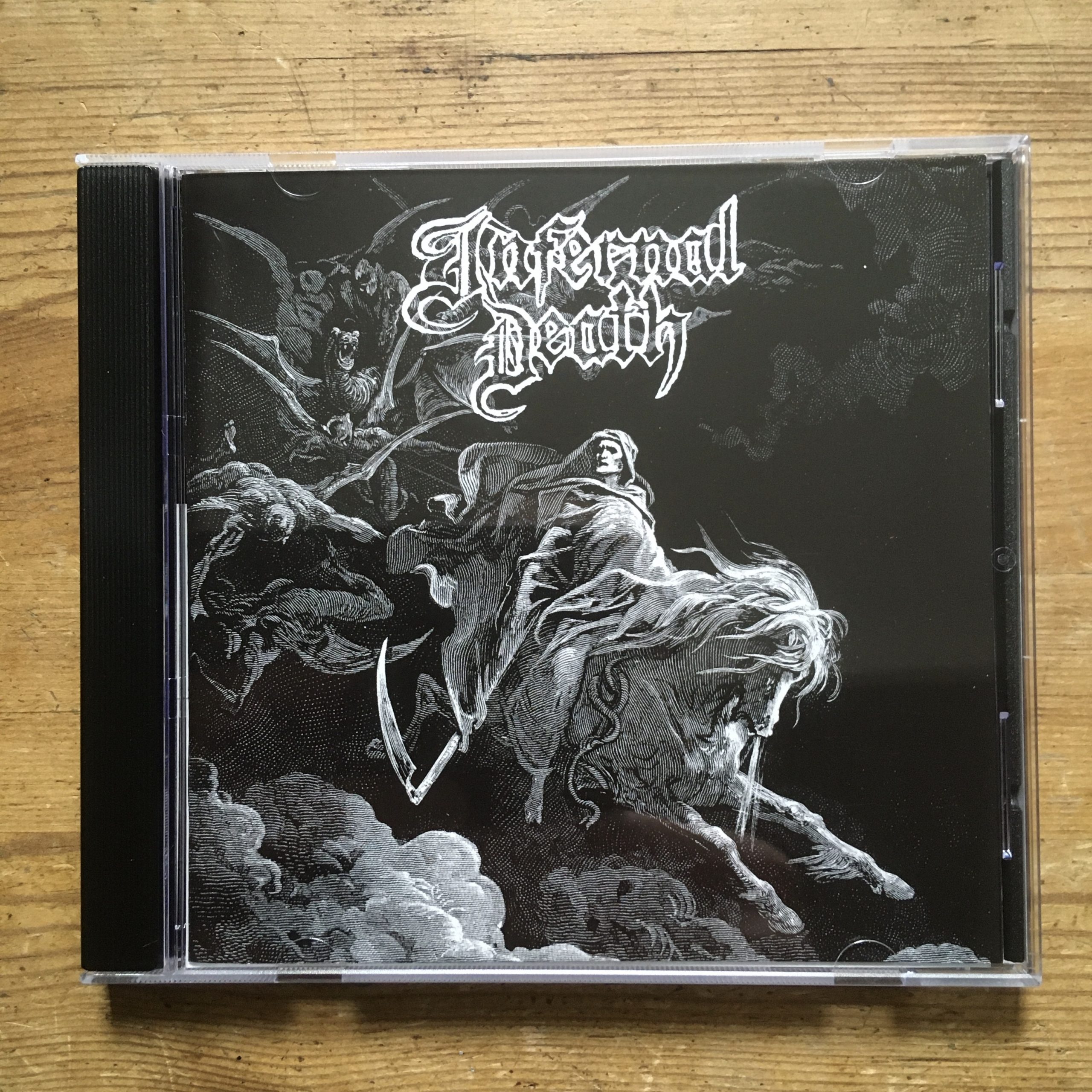 Photo of the Infernal Death - "Demo #1 / A Mirror Blackened" CD
