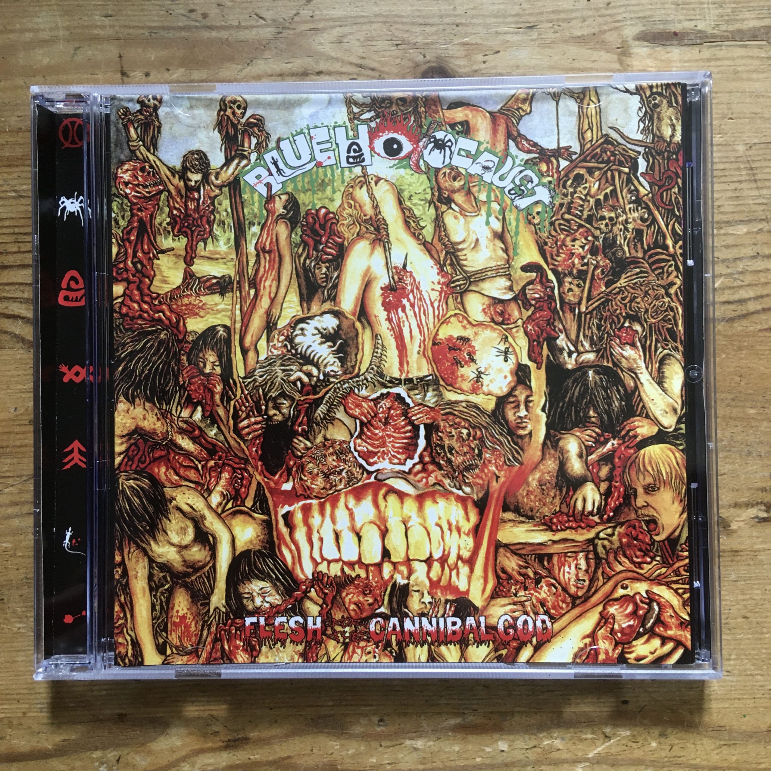 Photo of the Blue Holocaust - "Flesh for the Cannibal God" CD