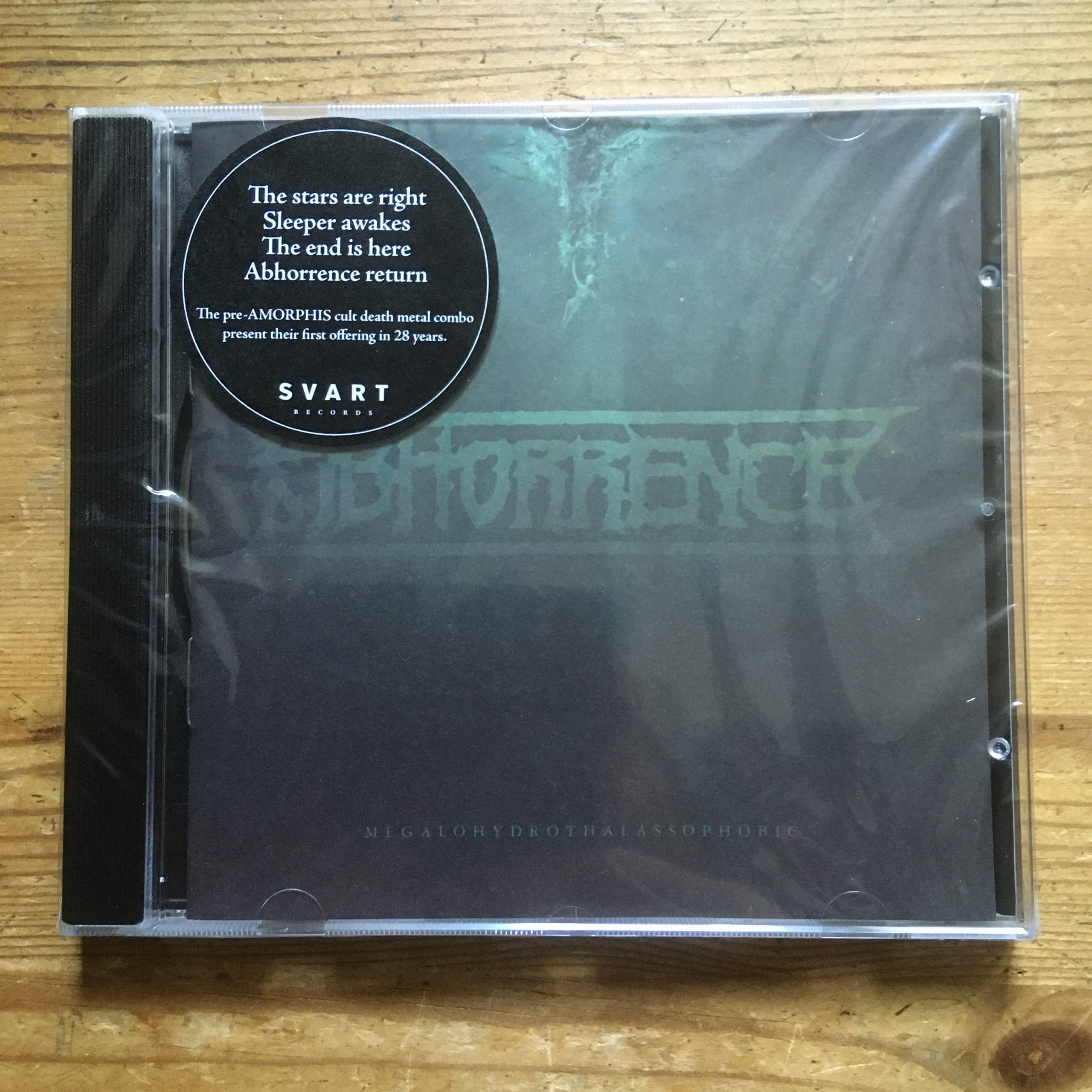 Photo of the Abhorrence - "Megalohydrothalassophobic" CD