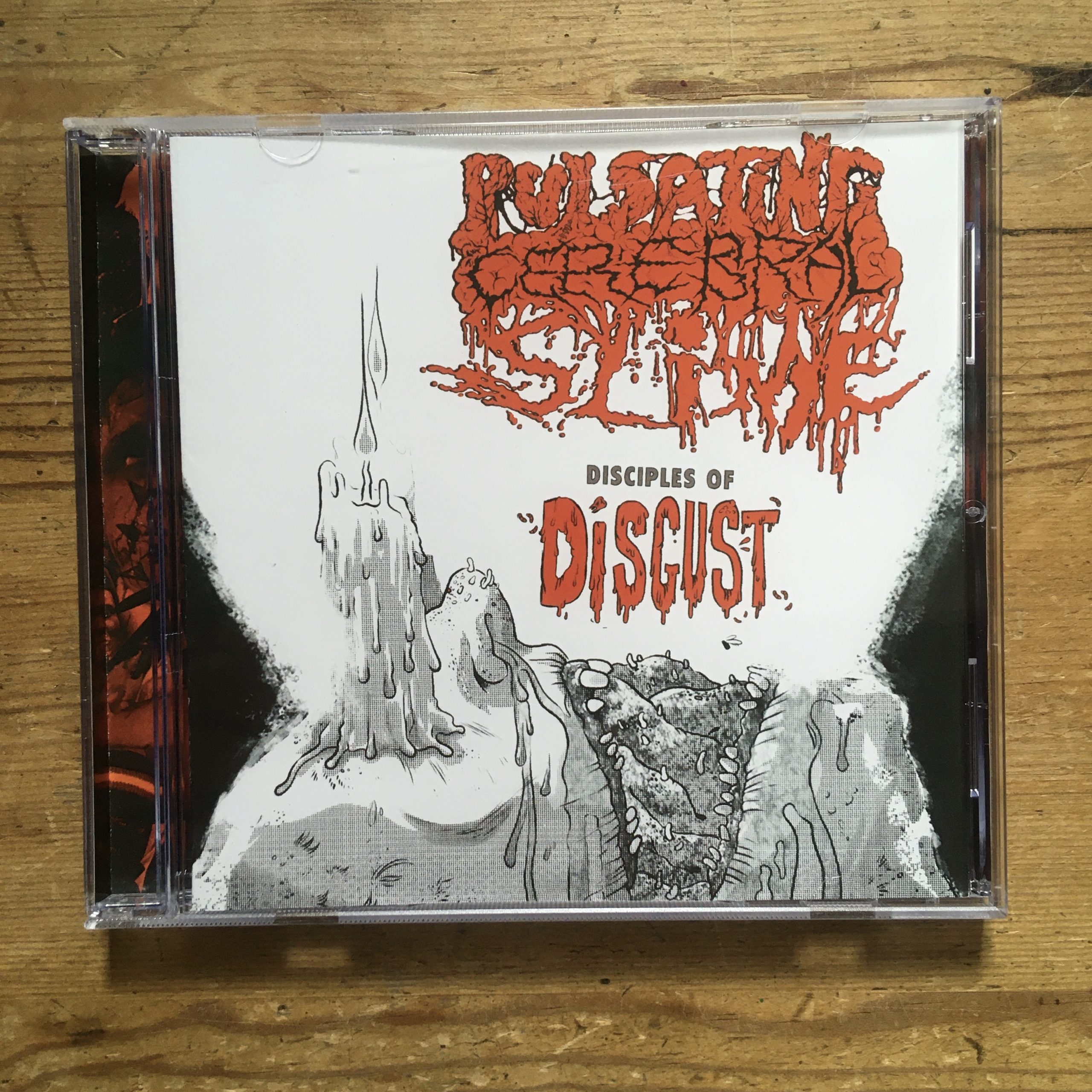 Photo of the Pulsating Cerebral Slime - "Disciples of Disgust" CD