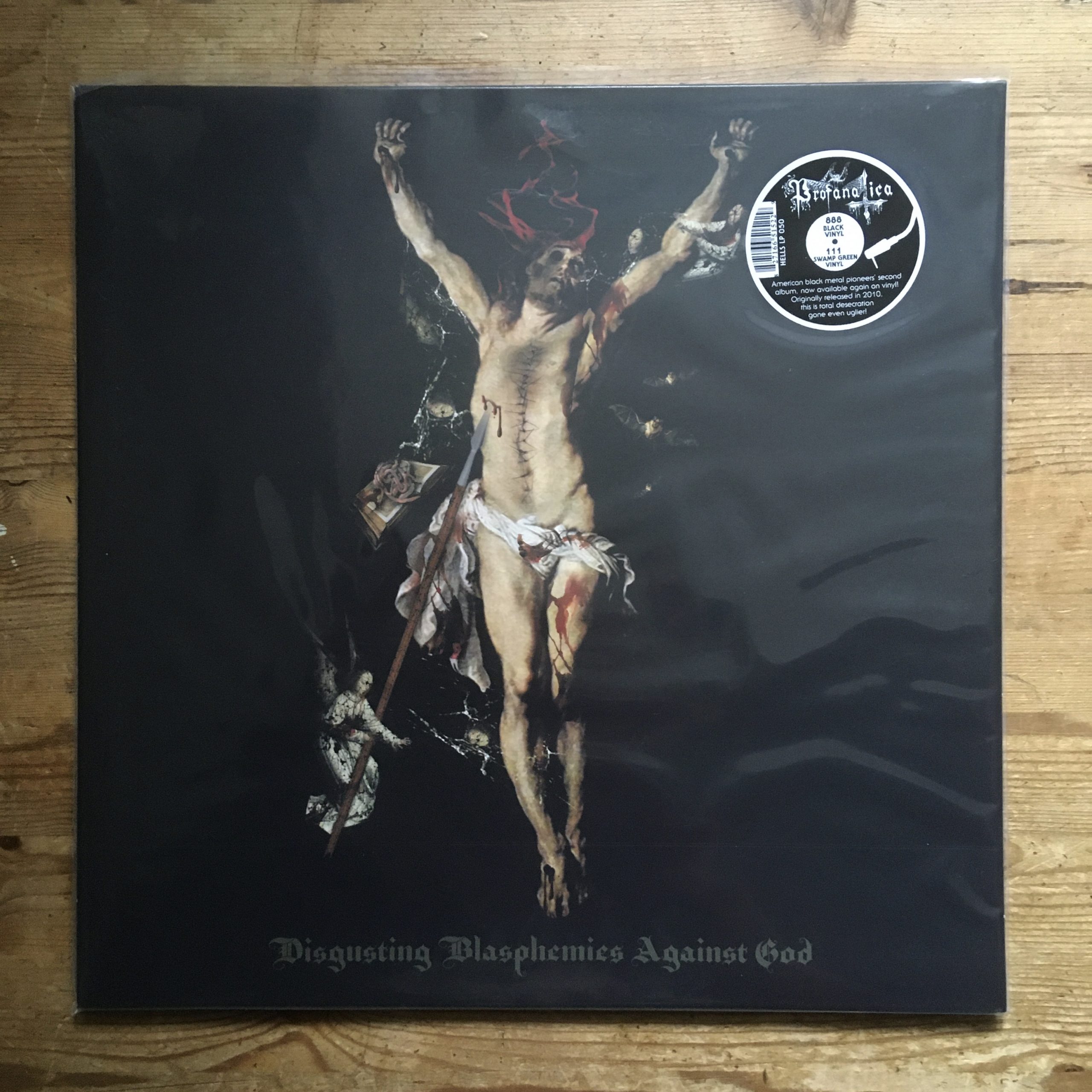 Photo of the Profanantica - "Disgusting Blasphemies Against God" LP (Black vinyl)