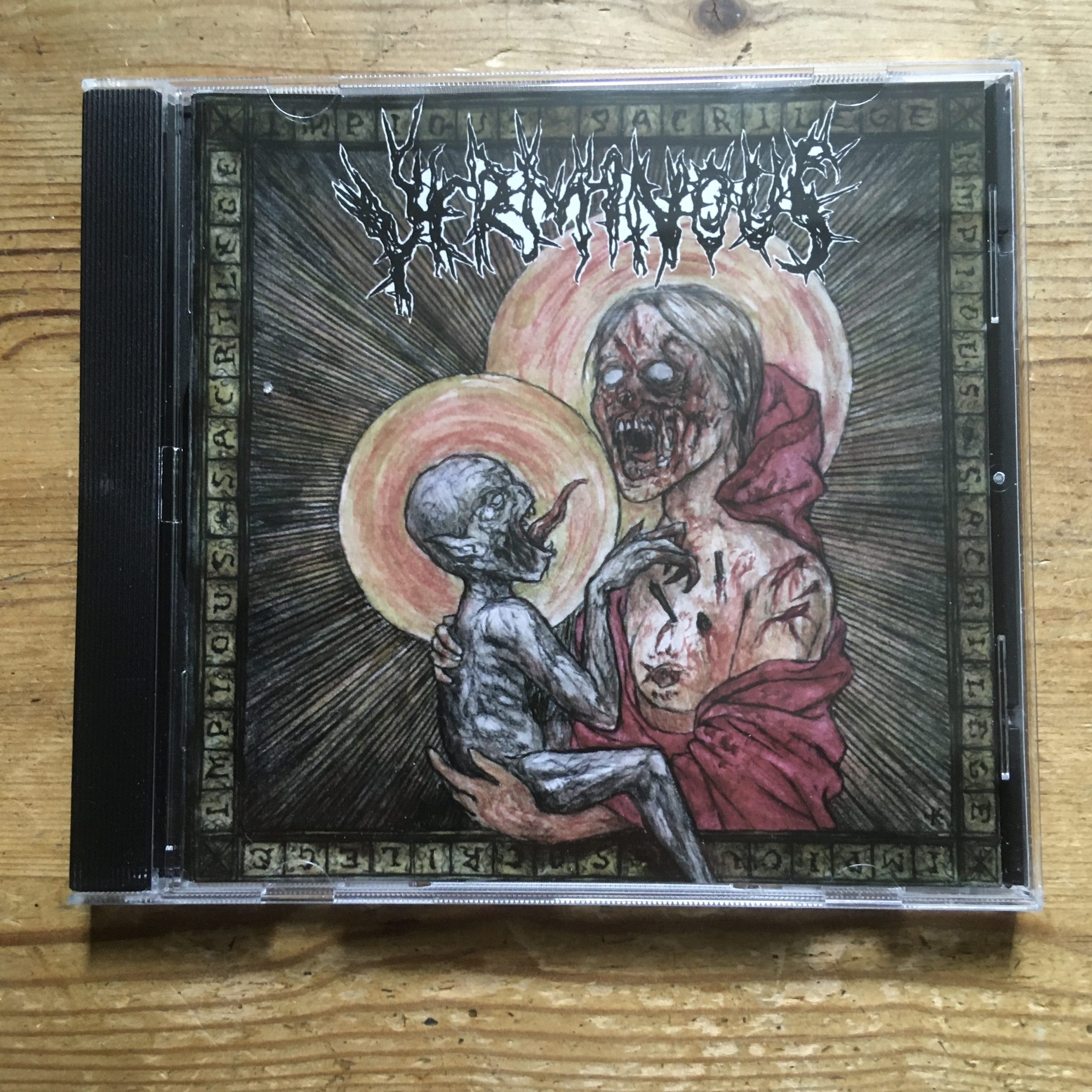 Photo of the Verminous - "Impious Sacrilege" CD