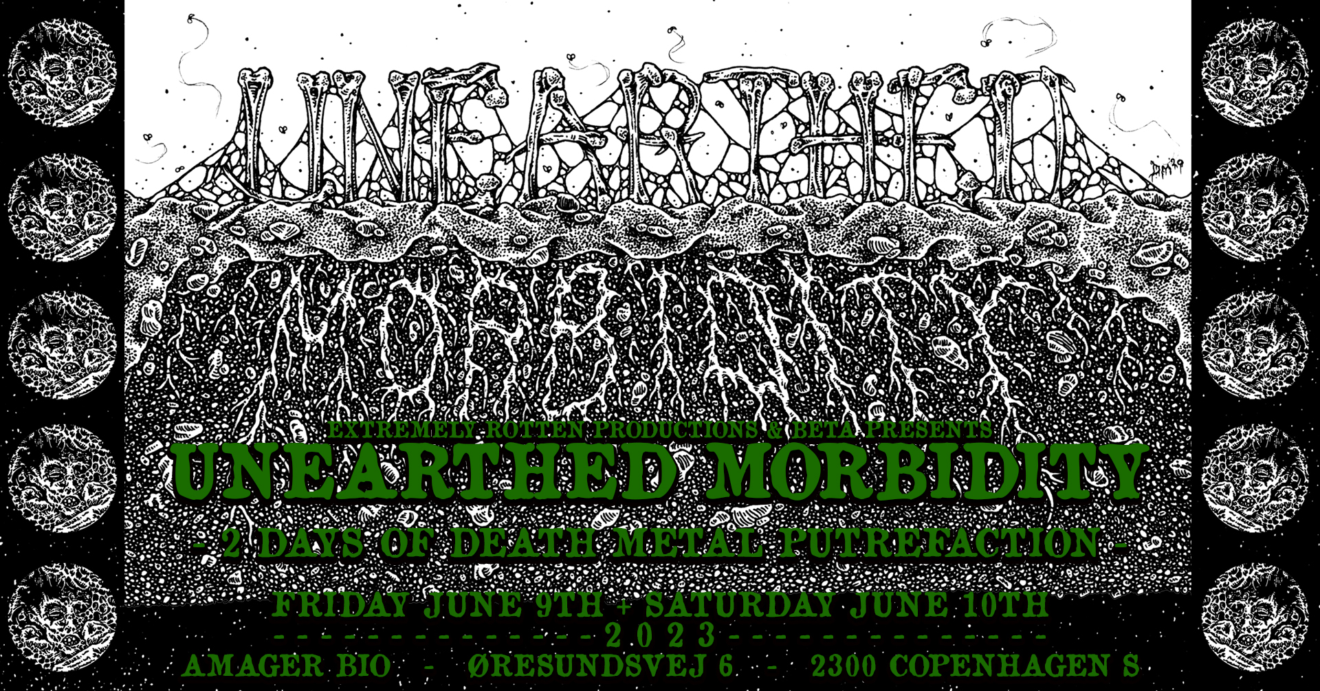 Unearthed Morbidity 2023 - FB event page header