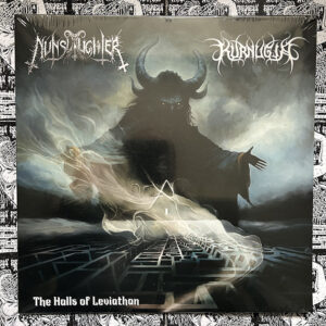Nunslaughter / Kurnugia - "The Halls of Leviathan" Split LP (Black vinyl)